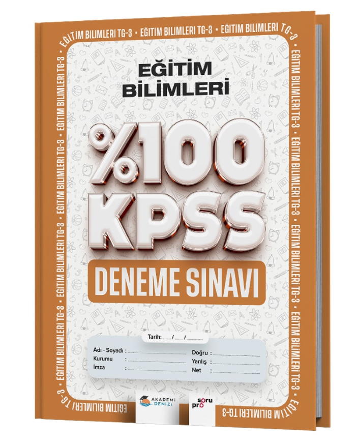 AKADEMİ DENİZİ %100 KPSS LİSANS E.BİL. TG3 - 2024